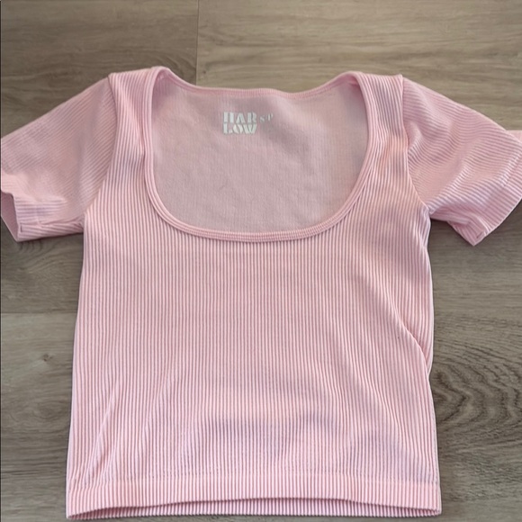 H&M Light Pink Ribbed Top - Picture 1 of 1